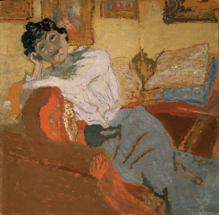  Edouard Vuillard —— Madame_Hessel_au_Sofa_(Madame_Hessel_on_the_Sofa)